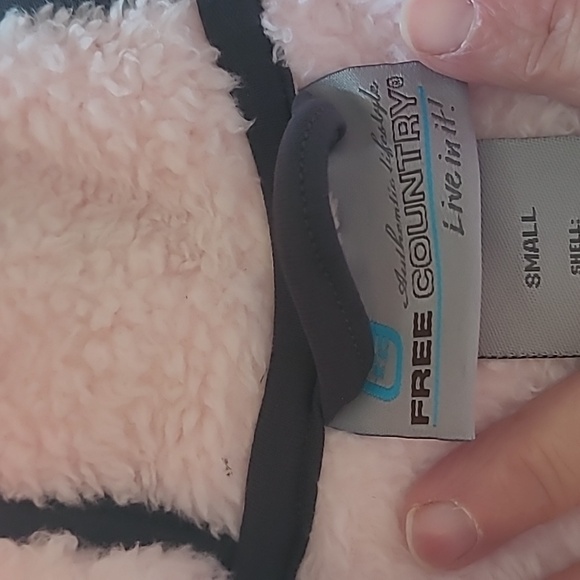 Y2K Free Country Pink Sherpa Jacket - Picture 4 of 7